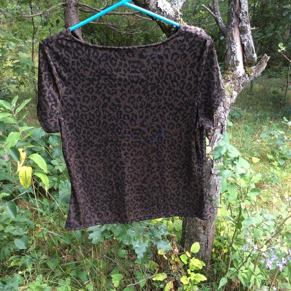 Briggs New York animal Print top/shell. - Picture 9 of 11